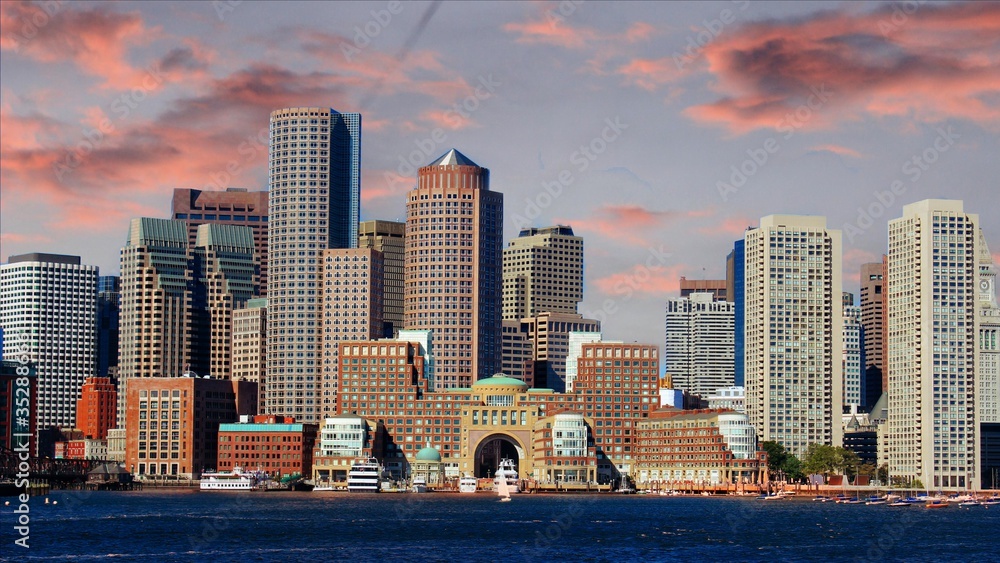 Fototapeta premium Boston Skyline 
