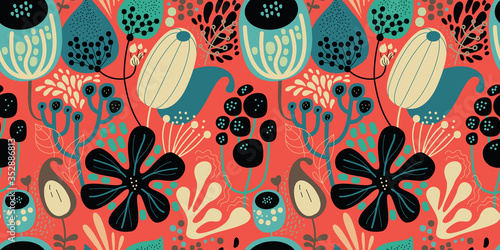 Flowers, plants and paisley cucumbers.