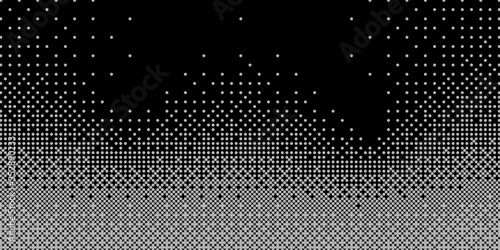 Abstract monochrome half-ton White and black texture with dot
