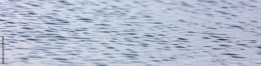 Naklejka premium The surface of the water in the pond as an abstract background.