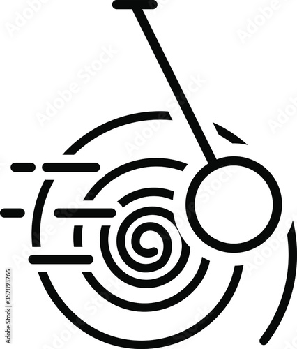 Hypnosis icon , vector illustration