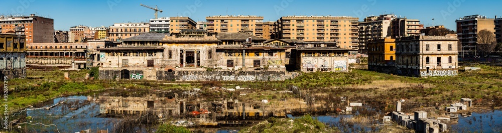 Panoramica Mercati Generali Garbatella Panoramica Mercati Generali Garbatella