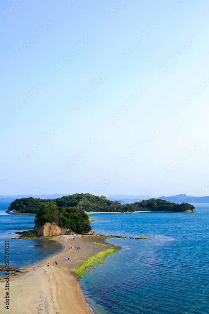 Fototapeta premium 小豆島 エンジェルロード