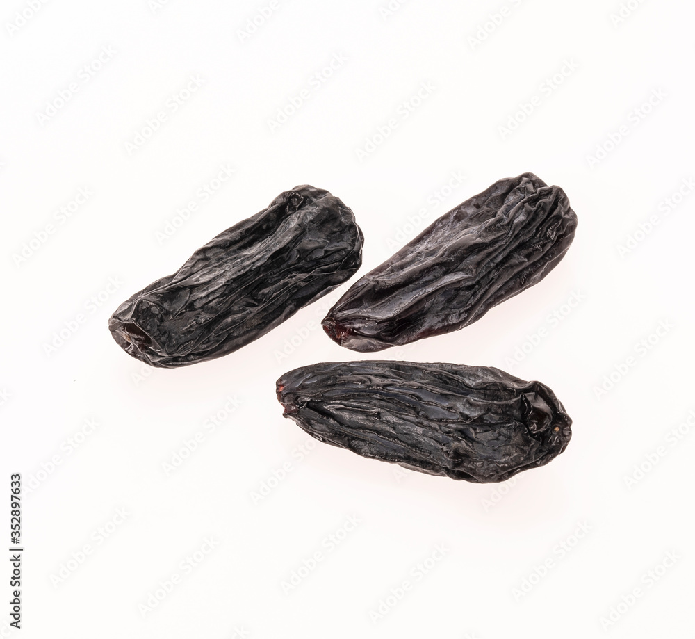 custom made wallpaper toronto digitalBlack raisins isolated on a white background.