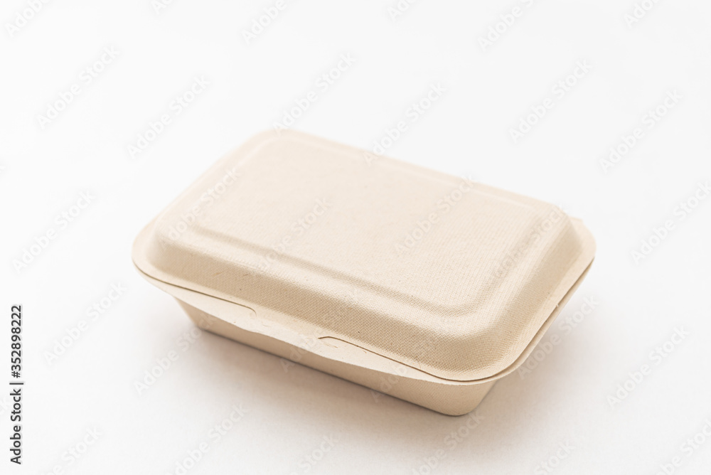 パルプで作られた弁当箱 パルプで作られた弁当箱