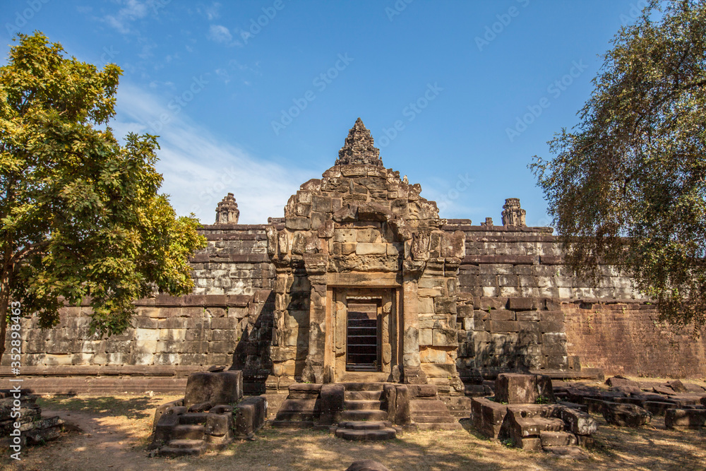 Bakong Prasat temple in Angkor Wat complex, Siem Reap, Cambodia. Bakong Prasat temple in Angkor Wat complex, Siem Reap, Cambodia.