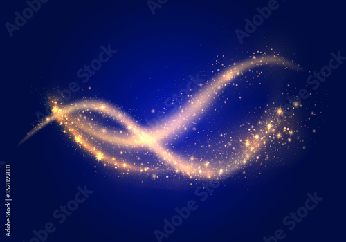 Light trails wave