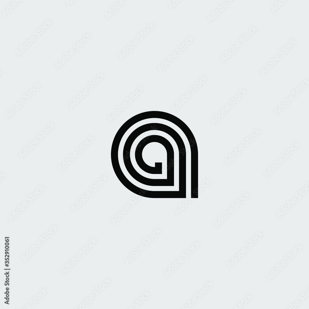 letter a lowercase monogram logo letter a lowercase monogram logo