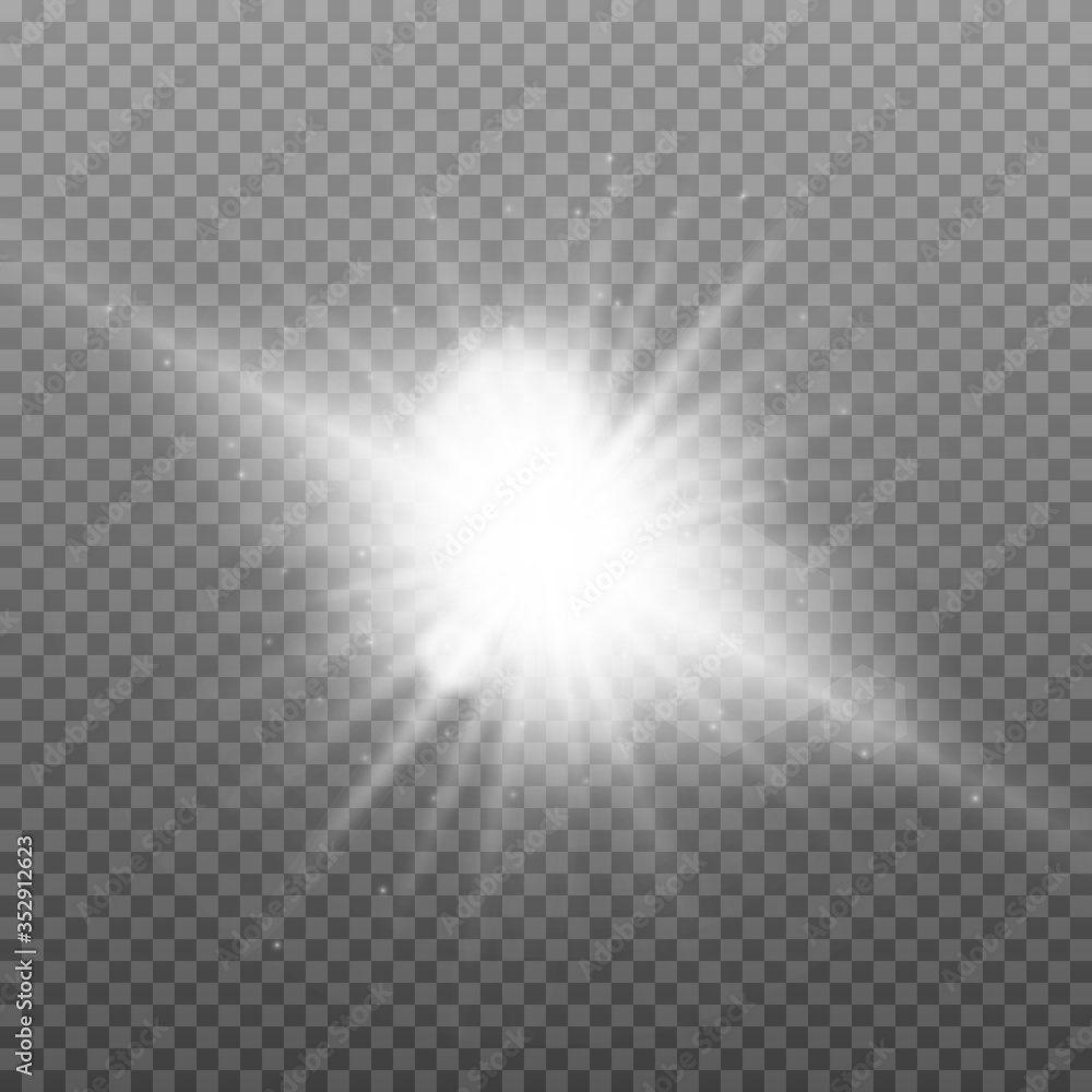 White sparkles, stars White sparkles, stars