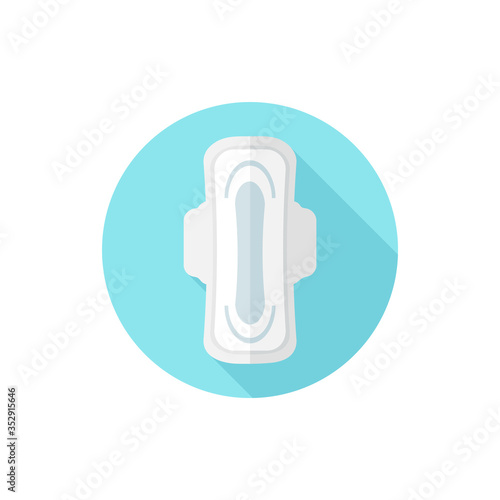 hygienic pad vector flat design