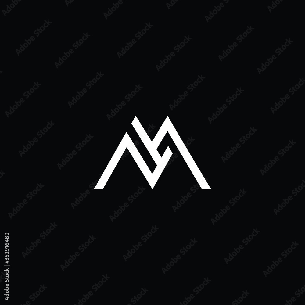 Professional Innovative Initial MN logo and NM logo. Letter MN NM Minimal elegant Monogram. Premium Business Artistic Alphabet symbol and sign Professional Innovative Initial MN logo and NM logo. Letter MN NM Minimal elegant Monogram. Premium Business Artistic Alphabet symbol and sign