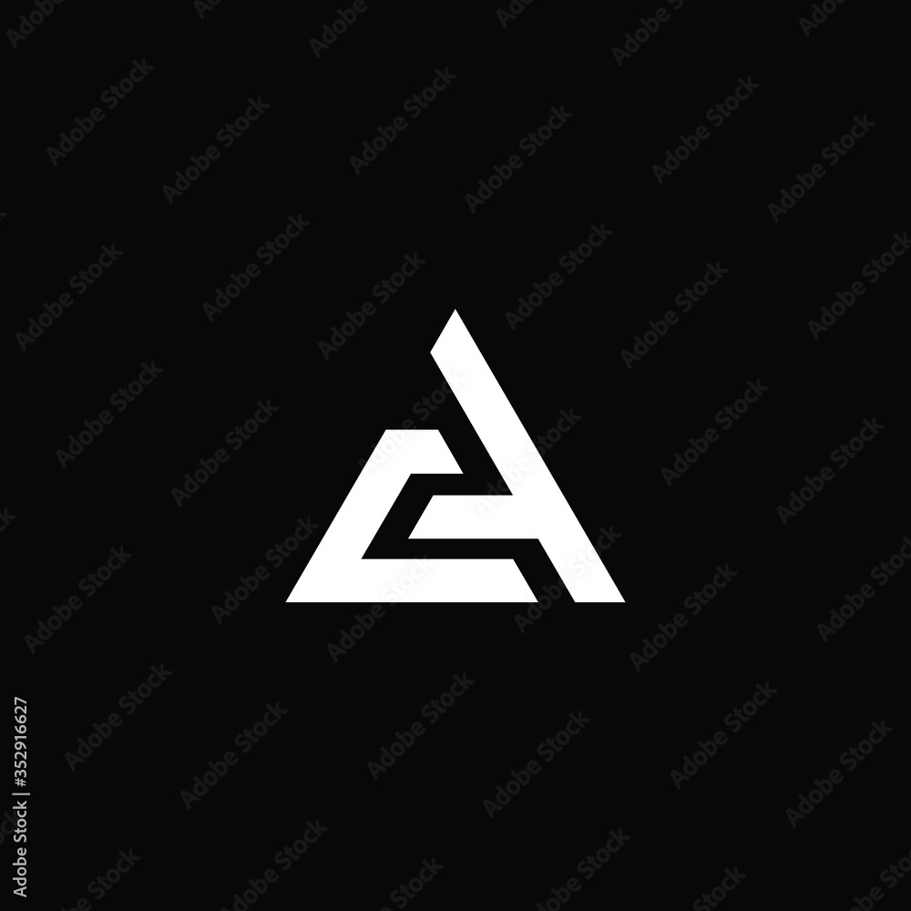 Professional Innovative Initial AC logo and CA logo. Letter AC CA Minimal elegant Monogram