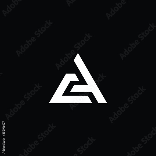  Professional Innovative Initial AC logo and CA logo. Letter AC CA Minimal elegant Monogram. Premium Business Artistic Alphabet symbol and sign