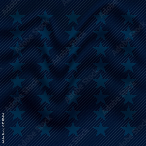 USA flag style stars background for independence day, 4th July