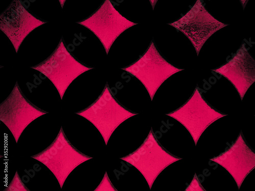 Beautiful abstract color white and pink marble on black background and gray and black granite tiles floor on pink background, love pink wood banners graphics, art mosaic decoration