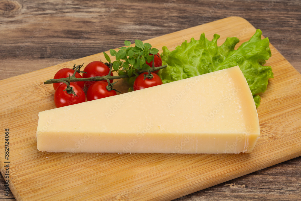 Italian traditional parmesan cheese triangle Italian traditional parmesan cheese triangle
