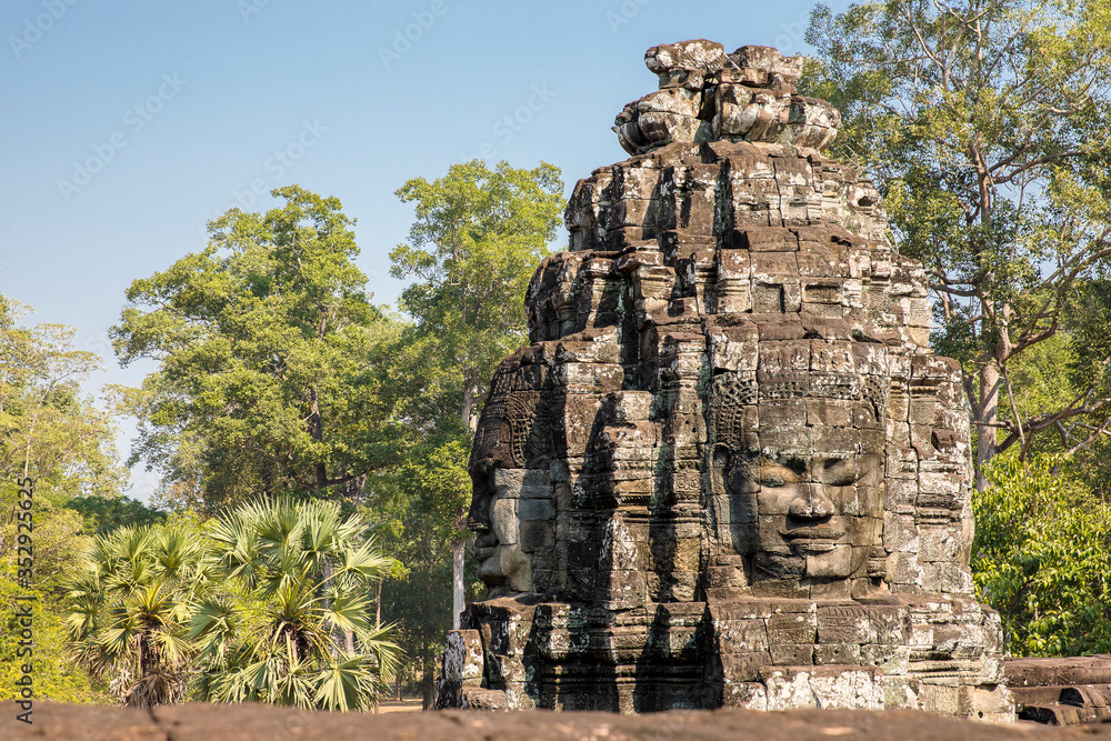 The Faces of The Bayon Temple, Siem Reap, Cambodia