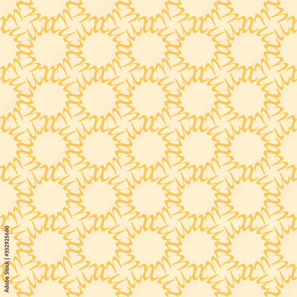 Sun grid vector seamless background. Yellow blast pattern illustration. Sun grid vector seamless background. Yellow blast pattern illustration.