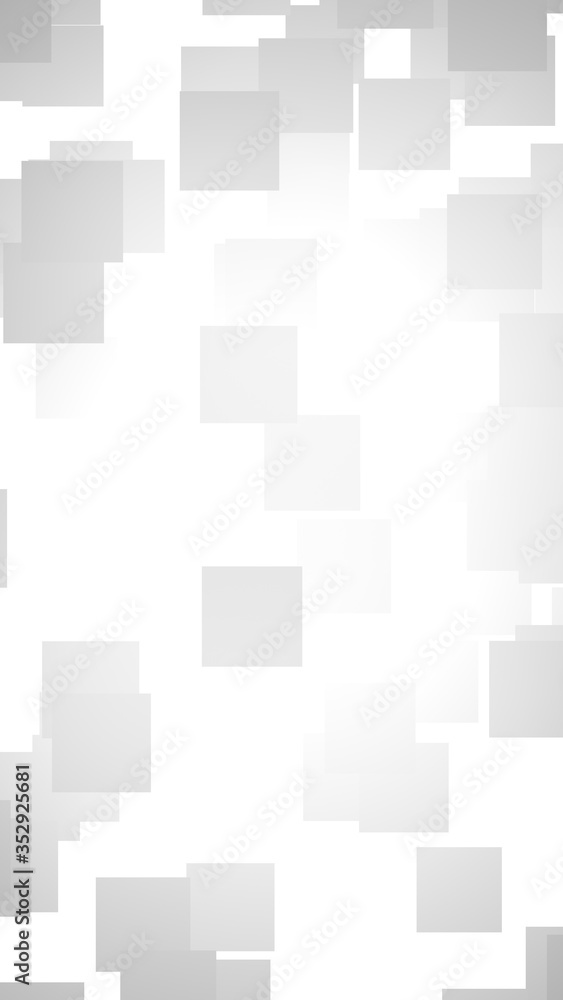 White abstract background. Misty backdrop with grey squares. 3D illustration White abstract background. Misty backdrop with grey squares. 3D illustration
