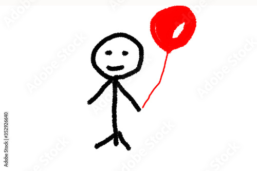 disegno bambini palloncino 