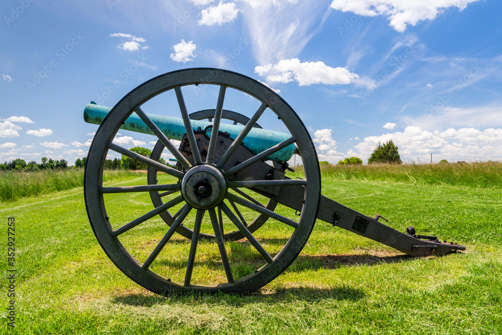 Cannon on Manassas Battlefield