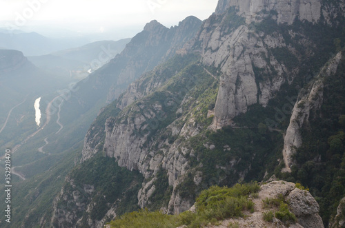 spain, environment, forest, journey, path, sacred, holy, catholicism, spirituality, religious, christian, aerial, monastery, adventure, catalonia, montserrat, geology, cliff, angel, barcelona, beautif