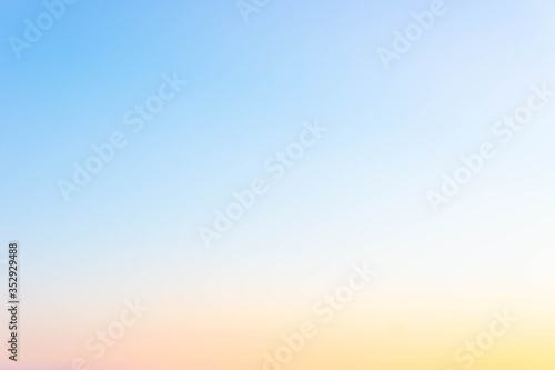 Ethereal relaxing pastel colors of the sky very mystical and magical background. Sky background concept.