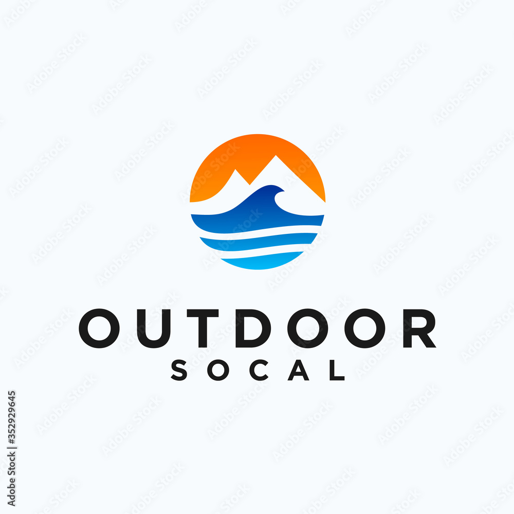 beach logo / beach icon beach logo / beach icon