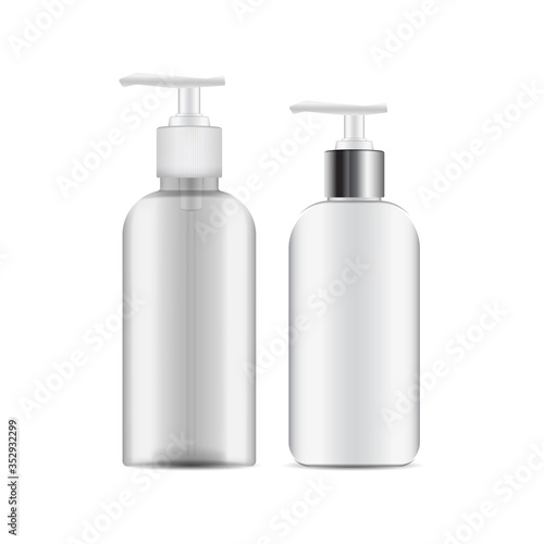 Sanitizer bottle spray. Disinfector, protection against microbes and virus. The fight against pandemic coronovirus. Coronavirus (2019-nCoV). Virus Covid 19-NCP.