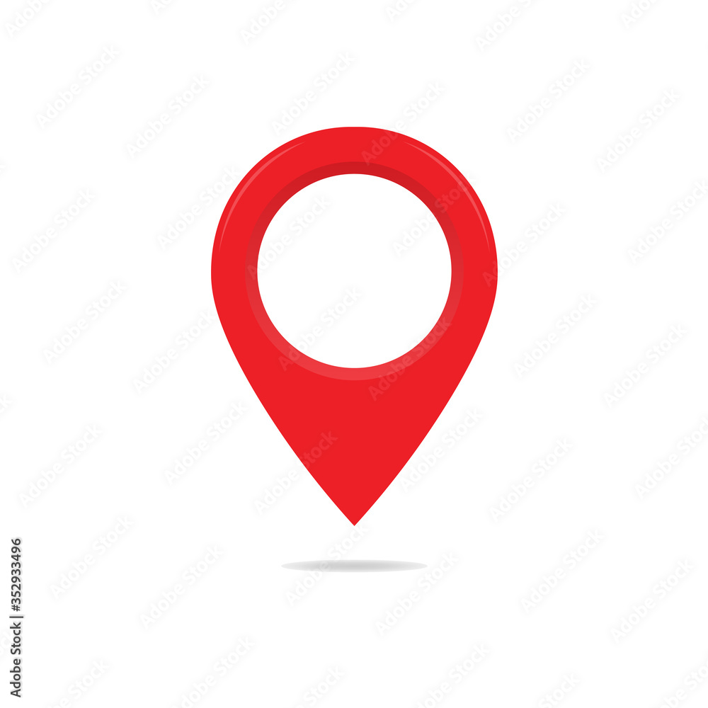 Map pin icon vector. Map marker vector.Vector illustration.10 eps. Map pin icon vector. Map marker vector.Vector illustration.10 eps.