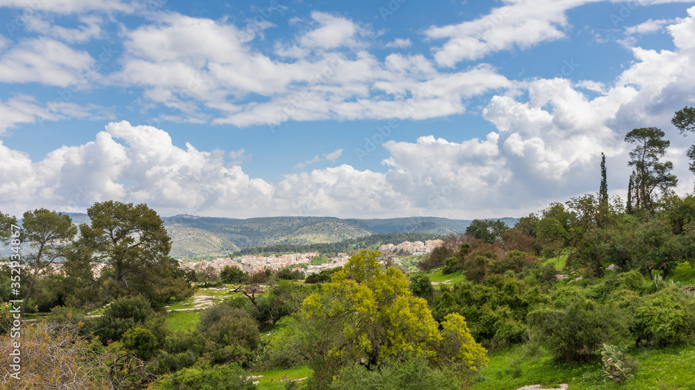 View on new districts of Beit Shemesh