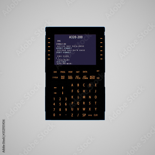 Photorealistic highly detailed 3D model of a MCDU panel.
This is a part of the control system of the aircraft 