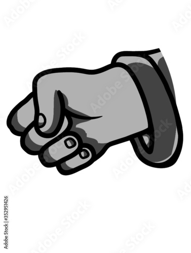 Hand Faust Clipart halten 