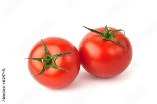 tomatoes isolated on white background