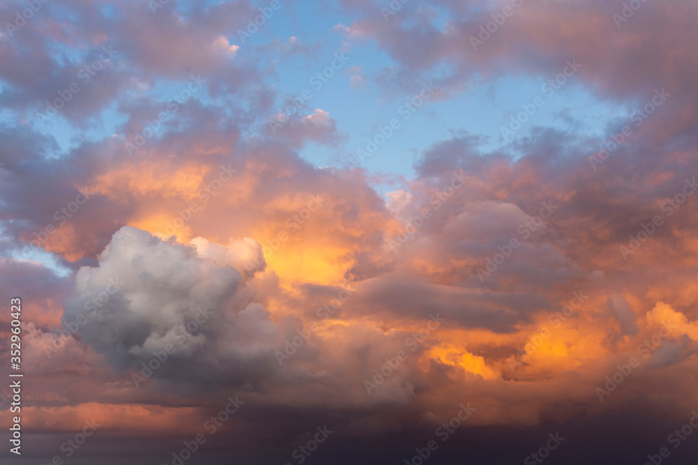 Cloudscape Cloud Sunset white clouds sky
