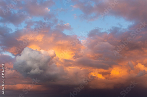 Cloudscape Cloud Sunset white clouds sky © Leonardo Severini