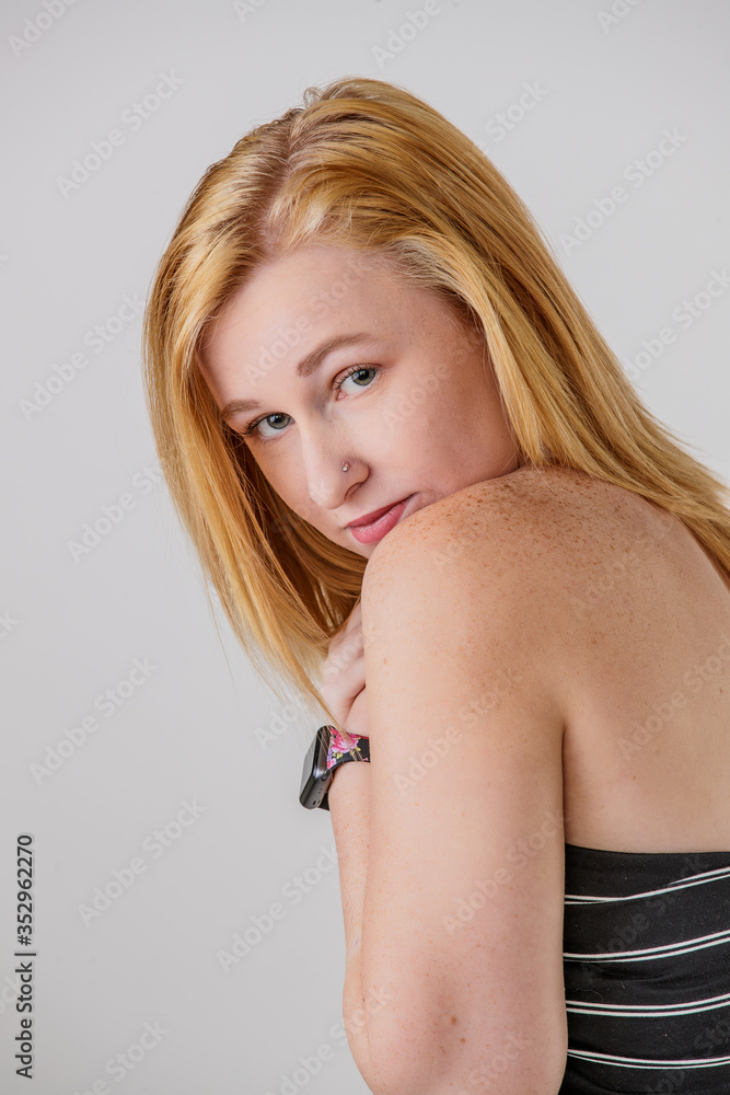 Young Girl Model blond hair Young Girl Model blond hair