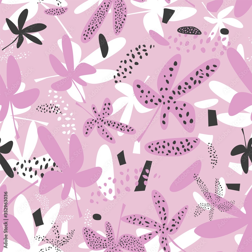 Leaves seamless pattern Leaves seamless pattern