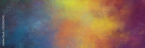 beautiful abstract painting background graphic with pastel brown  dark slate gray and dark khaki colors and space for text or image. can be used as horizontal header or banner orientation