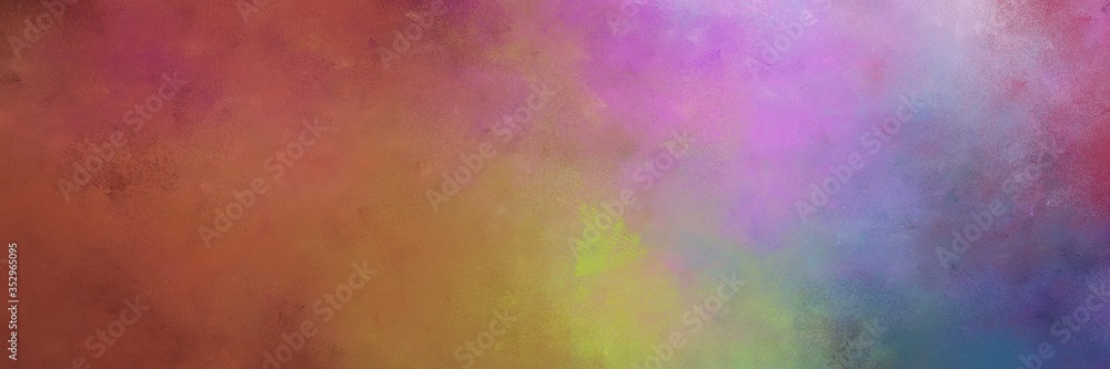 beautiful vintage abstract painted background with pastel brown, sienna and pastel violet colors and space for text or image. can be used as horizontal background texture