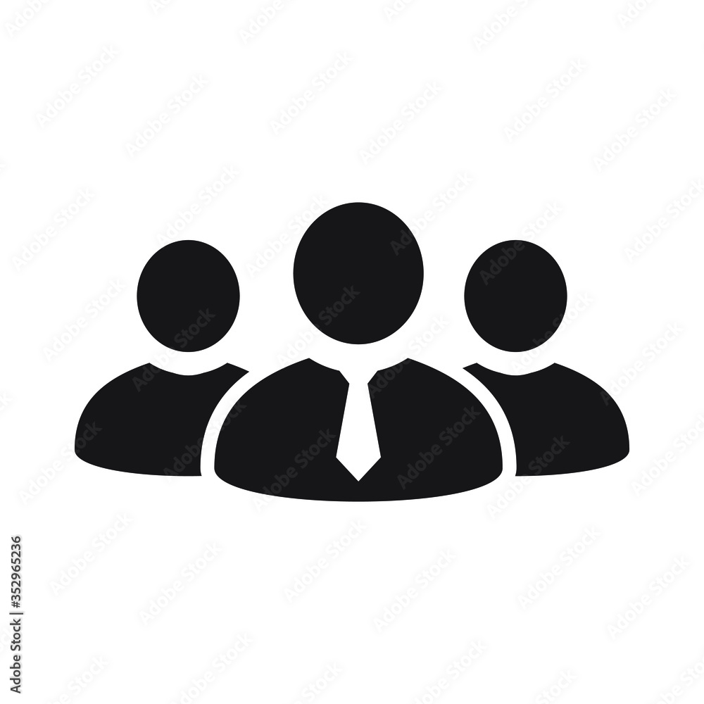 People icon, group icon vector isolated People icon, group icon vector isolated