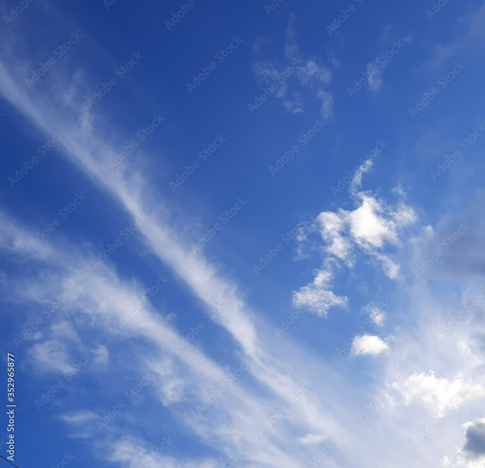 Obraz premium blue sky with clouds