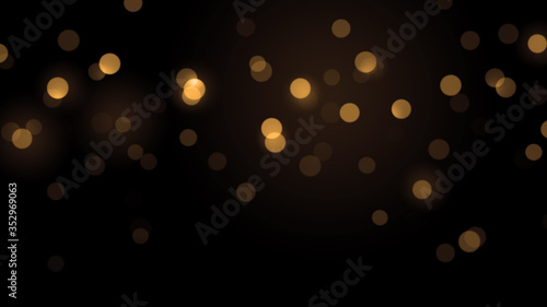 Abstract luxury black background for Christmas