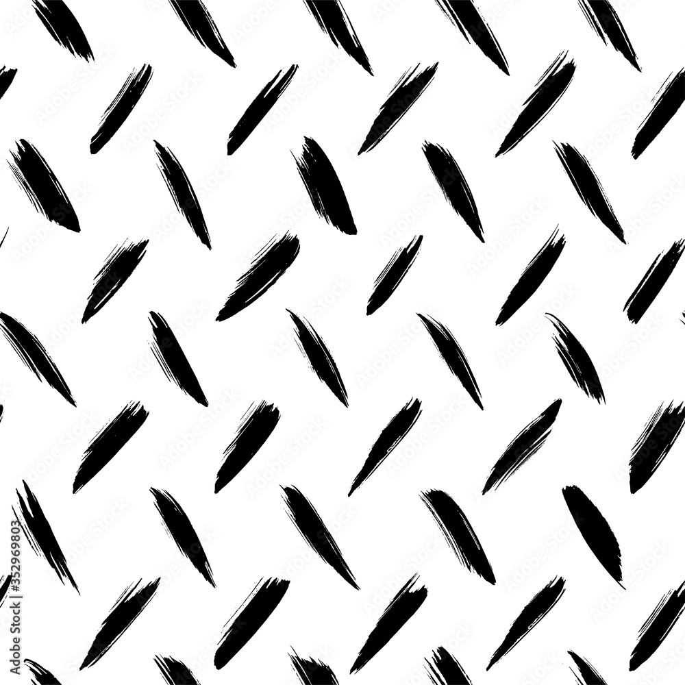 Herringbone brush strokes vector seamless pattern. Chevron texture or wallpaper. Herringbone brush strokes vector seamless pattern. Chevron texture or wallpaper.