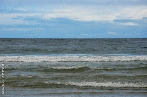 waves on the beach