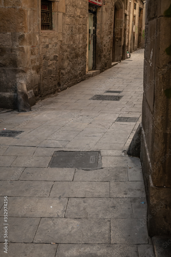 Obraz premium BARRIO GOTIGO BARCELONA