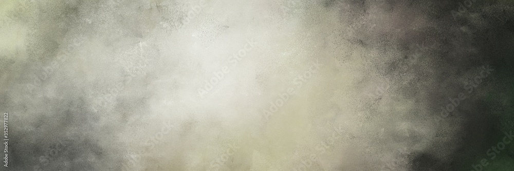 Fototapeta premium beautiful abstract painting background graphic with ash gray, very dark blue and dim gray colors and space for text or image. can be used as horizontal header or banner orientation