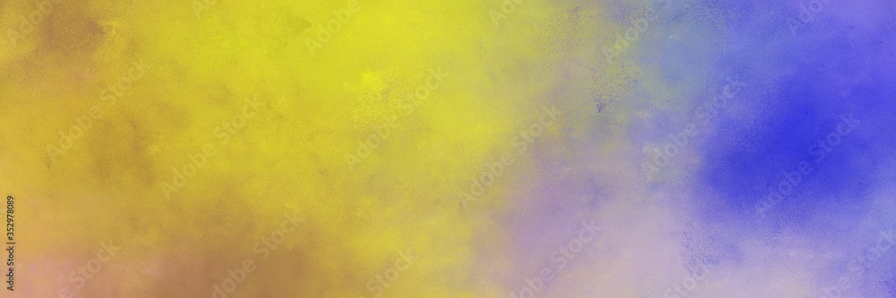 beautiful vintage abstract painted background with golden rod, medium purple and dark gray colors and space for text or image. can be used as postcard or poster