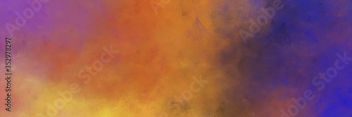 beautiful moderate red, dark slate blue and coffee colored vintage abstract painted background with space for text or image. can be used as postcard or poster