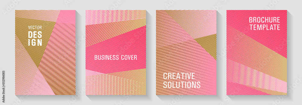 Geometric banner vector backgrounds.